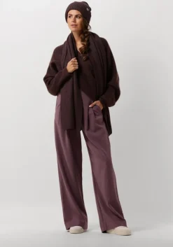 paarse msch copenhagen pantalon mschmirabelle michelle hw pleat pants