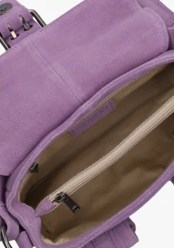 paarse núnoo schoudertas smal honey buckle