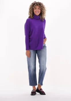 paarse not shy trui margareth