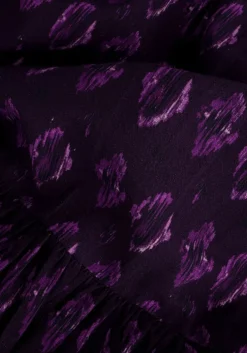 paarse notre-v mini jurk mini dress nv-avery