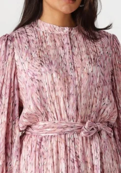 paarse notre-v mini jurk nv-fiona