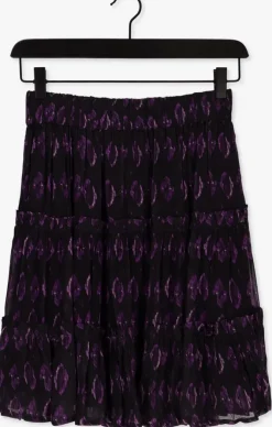 paarse notre-v minirok mini skirt nv-aspen