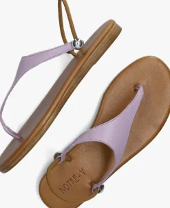 paarse notre-v sandalen 444009