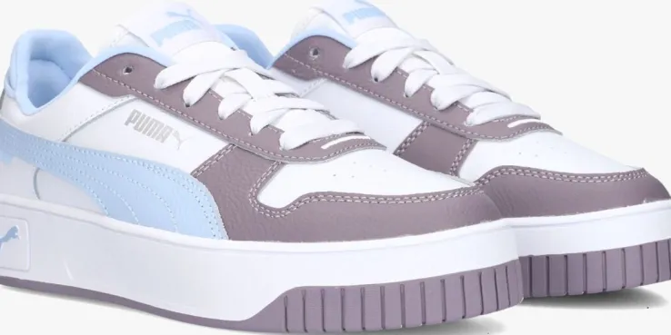 paarse puma lage sneakers carina street jr