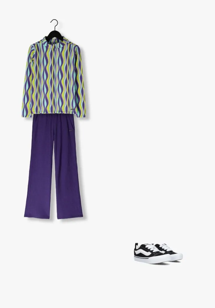 paarse raizzed pantalon rabia