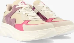 paarse red-rag lage sneakers 13304