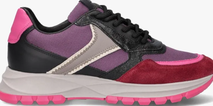 paarse red-rag lage sneakers 76962