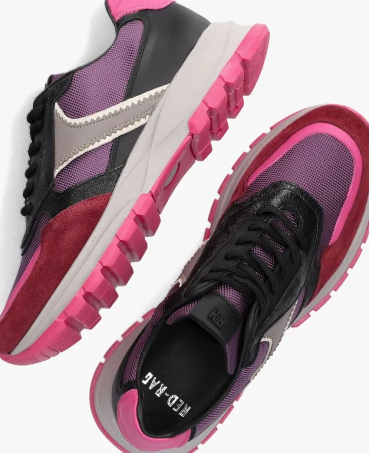 paarse red-rag lage sneakers 76962