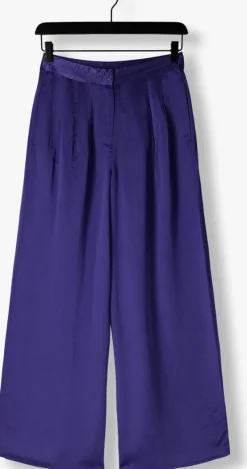 paarse selected femme wijde broek slfselene hw wide pant