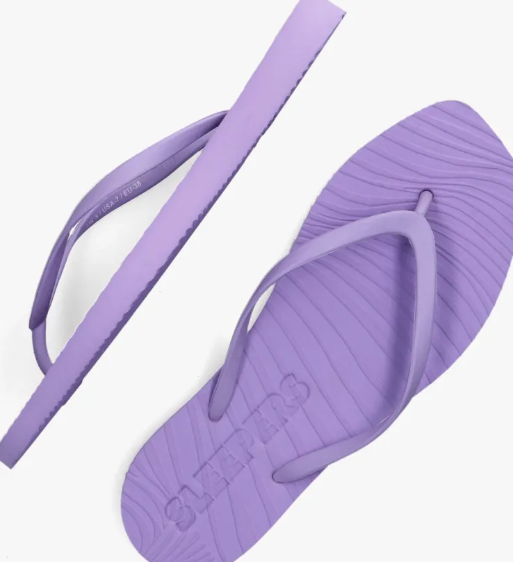 paarse sleepers teenslippers tapered