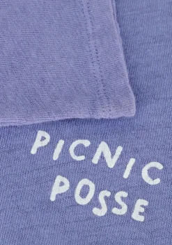 paarse sproet & sprout t-shirt linen t-shirt blue bell