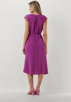paarse suncoo midi jurk celest
