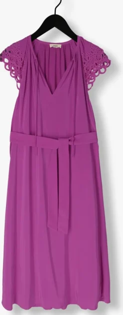 paarse suncoo midi jurk celest