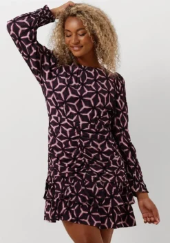 paarse suncoo mini jurk chama