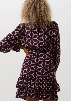 paarse suncoo mini jurk chama