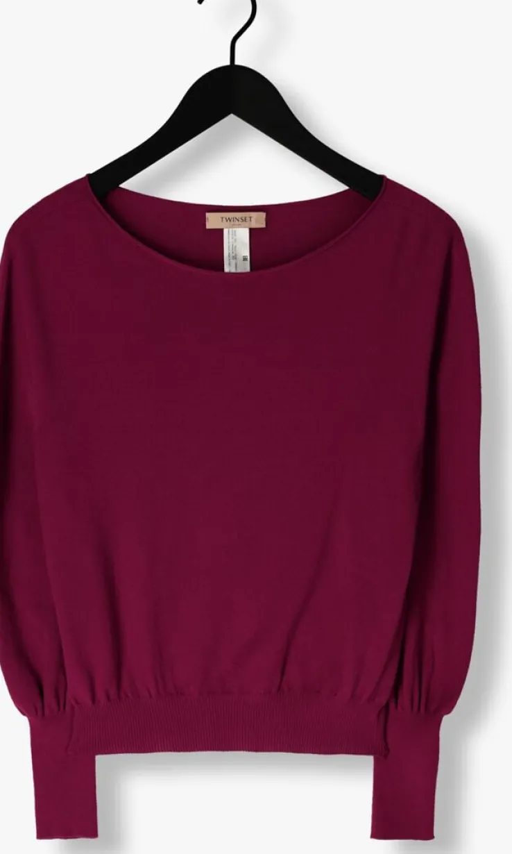 paarse twinset milano trui 242tp3500