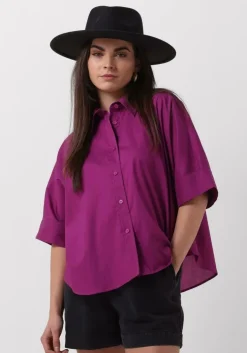 paarse vanessa bruno blouses bobby chemise mc