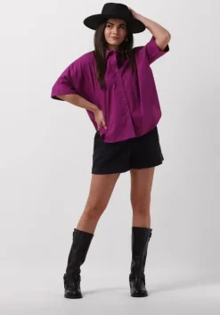 paarse vanessa bruno blouses bobby chemise mc