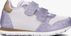paarse woden lage sneakers ydun glitter ii kids