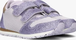paarse woden lage sneakers ydun glitter ii kids