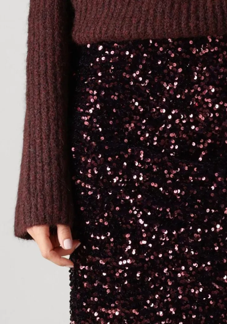 paarse y.a.s. midirok yasativo hw long skirt