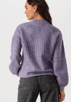 paarse y.a.s. trui yaspaia ls knit pullover s.