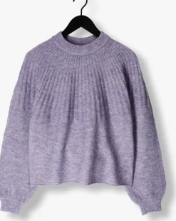 paarse y.a.s. trui yaspaia ls knit pullover s.