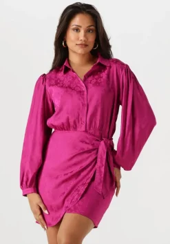 paarse ydence mini jurk dress fia