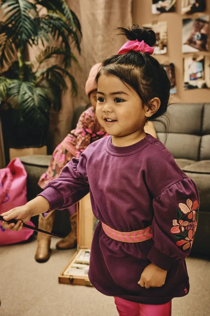 paarse z8 mini jurk noani