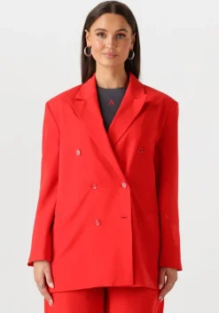 rode alix the label blazer ladies woven oversized blazer