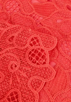 rode ana alcazar midi jurk dress sleeves 041092-3634