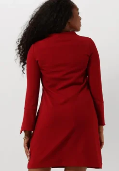 rode ana alcazar mini jurk dress clasp