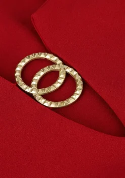 rode ana alcazar mini jurk dress clasp