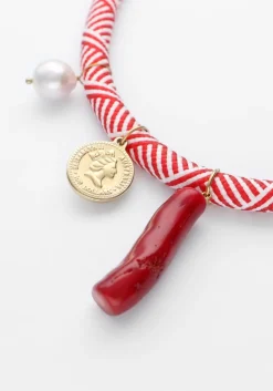 rode bonnie studios kettingen bill pendant necklace