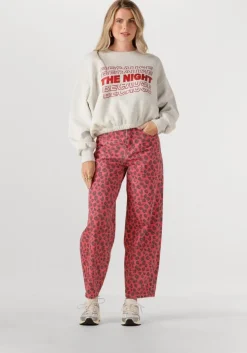 rode by-bar mom jeans lew red cheetah pants