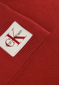 rode calvin klein coltrui woven label roll neck