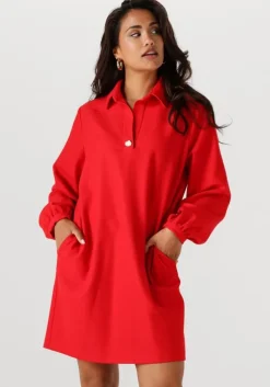 rode caroline biss midi jurk 4175