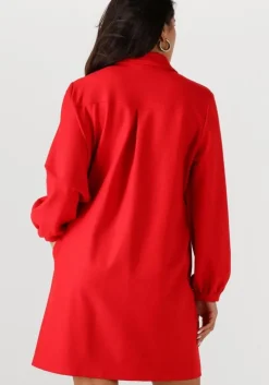 rode caroline biss midi jurk 4175