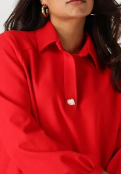 rode caroline biss midi jurk 4175