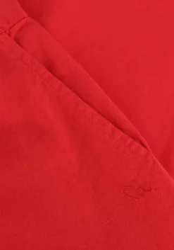 rode cc heart wijde broek wide linen pants