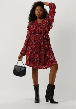 rode circle of trust mini jurk evie dress