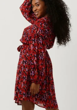 rode circle of trust mini jurk evie dress