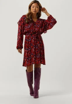 rode circle of trust mini jurk evie dress