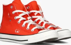 rode converse hoge sneakers chuck taylor all star hi