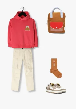 rode daily7 truien/vesten hoodie discovering life