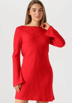 rode envii mini jurk enelba ls dress 7195