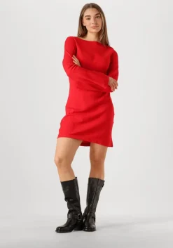 rode envii mini jurk enelba ls dress 7195