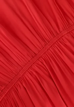 rode est'seven mini jurk est’journee dress bambu