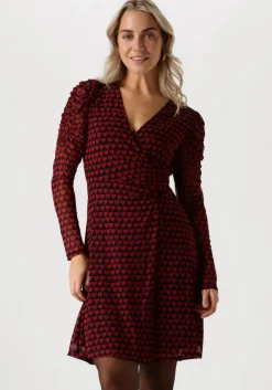 rode fabienne chapot mini jurk flake dress