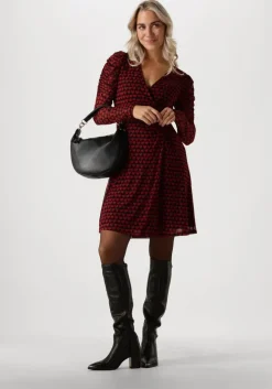 rode fabienne chapot mini jurk flake dress